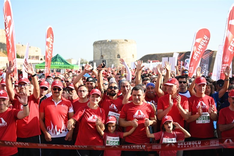 "Uluslararası Gelibolu Maratonu" gerçekleştirildi.